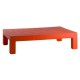 Sobresalen bajo rojo de Vondom Mesa 120 tabla