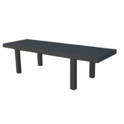 JUT Mesa 280 tabla rectangular negro de Vondom