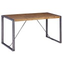 Kleiner Tisch Holz und Metall 140 x 60 KosyForm