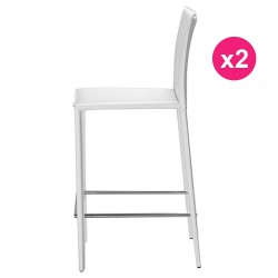 2er Set Stühle weiß KosyForm Work Plan