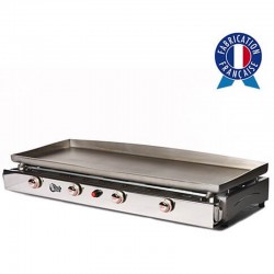 Plancha Tonio Lagoa 4 lights box and plate stainless steel gas