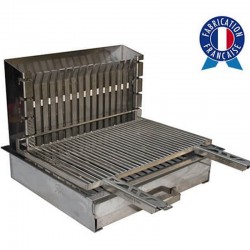Tonio Charcoal Barbecue Built-in All Stainless Steel with Grill