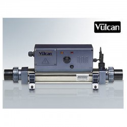 Réchauffeur Vulcan Analogique Titane 15kW Mono Piscine Hors-Sol et Enterrée