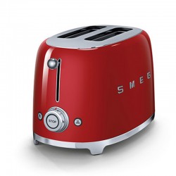 Smeg TSF01RDEU torradeira, torradeira vermelha