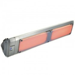Aquecimento elétrico infravermelho HELIOSA modelo 99-3 prata - 4000 W IPX5 Bluetooth
