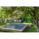 Piscine Urbaine Procopi en Bois 420 x 350 x H 133 Couverture Automatique et Coffre