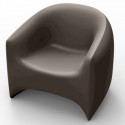 Armchair blow Vondom taupe mat