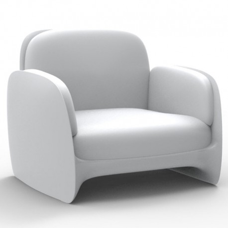 Fauteuil Vondom Lounge Pezzettina Blanc Mat