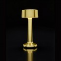 Luz de mesa Imagilights Led Wireless Collection Moments Cilindro de bronce