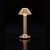 Luminaire de Table Imagilights Led Sans Fil Collection Moments Doré Cône