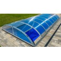 Abri de Piscine en Aluminium et Polycarbonate 430 x 854 x 84