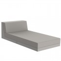 Salon de jardin Vondon lounge Pixel module divan Vondom tissu Silvertex écru