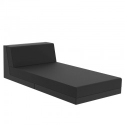 Tuinmeubelen Vondon lounge Pixel module bank Vondom stof Silvertex zwart