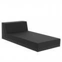 Muebles de jardín Vondon lounge Pixel módulo sofá Vondom tejido Silvertex negro