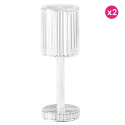 Set van 2 lampen Gatsby Cilindro Crystal Wireless Vondom Led