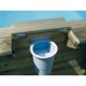 Pool Wood Ubbink Océa 510 H120 Liner Blauw