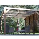 Lame orientabili bioclimatiche Pergola 11 m2 e demolitore laterale 3 m