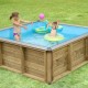 Piscine Bois pour enfant Pistoche 2 x 2m