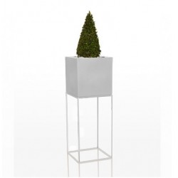 Pot Jardinière Vela cubo H100 Vondom Bronze