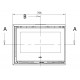 Holzeinsatz Ferlux Panoramic 70 Winkel mit 2 verglasten Seiten 15 kW