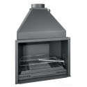 Fogão a lenha Ferlux com Forno 60 forno em aço de 16kW com vidro