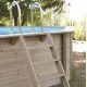 Pool Holz Ubbink Azura 490x355 H130cm Blau Liner