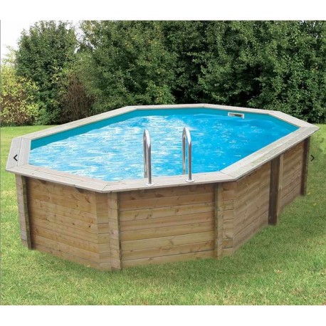 Piscina Madeira Sunwater 550x300 H140cm Forro bege Ubbink