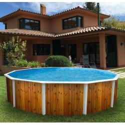 Piscina fuori terra TOI Veta ovale 550x366xH120 con kit completo