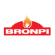 Right glazed corner wood insert Bronpi Paris 90-ED Vision 14kW with turbine