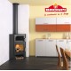 Estufa de leña Bronpi Lerma 9kW con horno