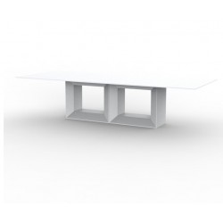 Mesa de comedor Vela 200 Vondom 300x100xH72 Blanco