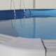 Bovengronds zwembad TOI Magnum rond 460x132 Antraciet met veiligheidsladder