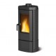 Bronpi Dover 9kW round wood stove with pyre