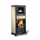 Holzofen mit Nordica Extraflame Rossella-Ofen plus 6,5 kW Sahne