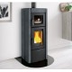 Houtkachel met oven Nordica Extraflame Ester Evo 9.5kW natuursteen