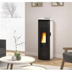 Pelletkachel La Nordica Extraflame Luisella 5kW smal geventileerd Bordeaux