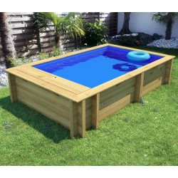 Pool'N Caja de madera Piscina 620x250xH133 BWT myPool