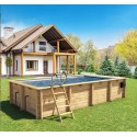 Piscina urbana PROCOPI XL in legno 650 x 350