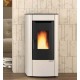 Poêle à granulés ventilé La Nordica Extraflame Sabry Prestige Line 7kW Ivoire