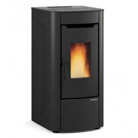 Belüfteter Pelletofen La Nordica Extraflame Sabry Prestige Line 7kW Schwarz