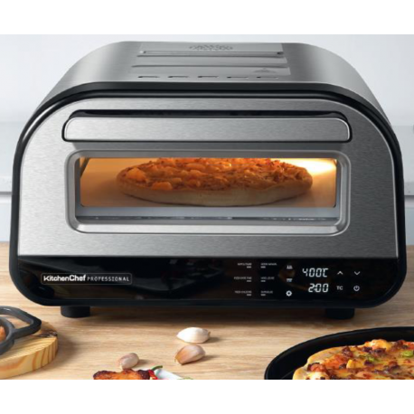 Kitchen Chef Professional 1700 Stainless Steel Electric Pizza Oven