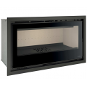 Ferlux Teide 100 panoramic 12.5 kW turboventilated wood burning insert