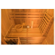 Zen steam sauna 3 places Complete pack 4.5kW Black Wall France Sauna