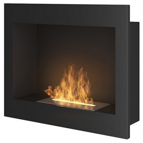 SIMPLEfire Frame 600 Bioethanol Fireplace Black with 1 Window