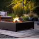 Black Square 1000 Steel Fire Bowl