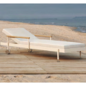 Loungue Tumbona Hamptons Silla de Aluminio Crudo Vondom