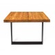 Annette Premium Wooden Dining Table 1.6x0.96m Oak Colour