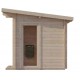 Cube Panorama Outdoor Sauna 2 tot 6 personen VerySpas