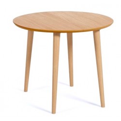 Ausziehbarer runder Tisch 90 bis 170x90 Holz Eiche Quio VeryForma
