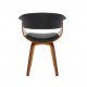 Set van 2 Kis VeryForma kunstlederen eetkamerstoelen